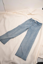 Jeans for Women Straight Diamonds Pants Stretch High Waist Washed Mom Jeans Vintage Denims Streetwear Y2k Streetwear Trousers - Matrix-studios.com