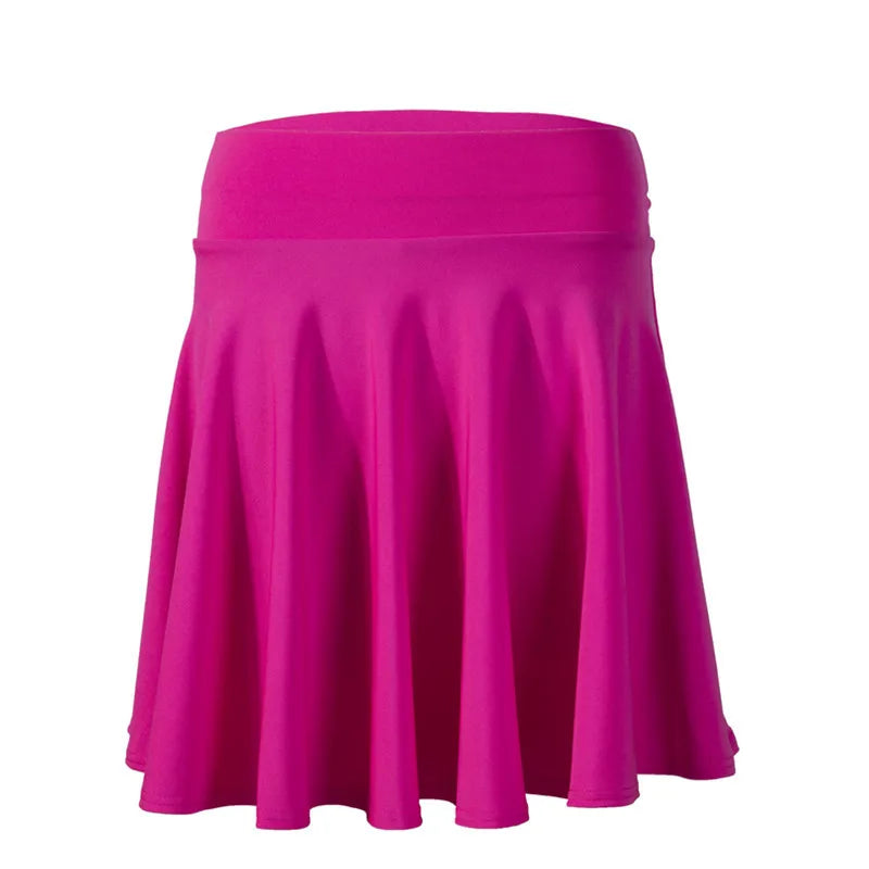 2025 Flared Skirts Women's Basic Shorts Skirt Fashion Versatile Black Casual Mini Skater Medium Pleated Fluffy Skirt Plus Size - Matrix-studios.com
