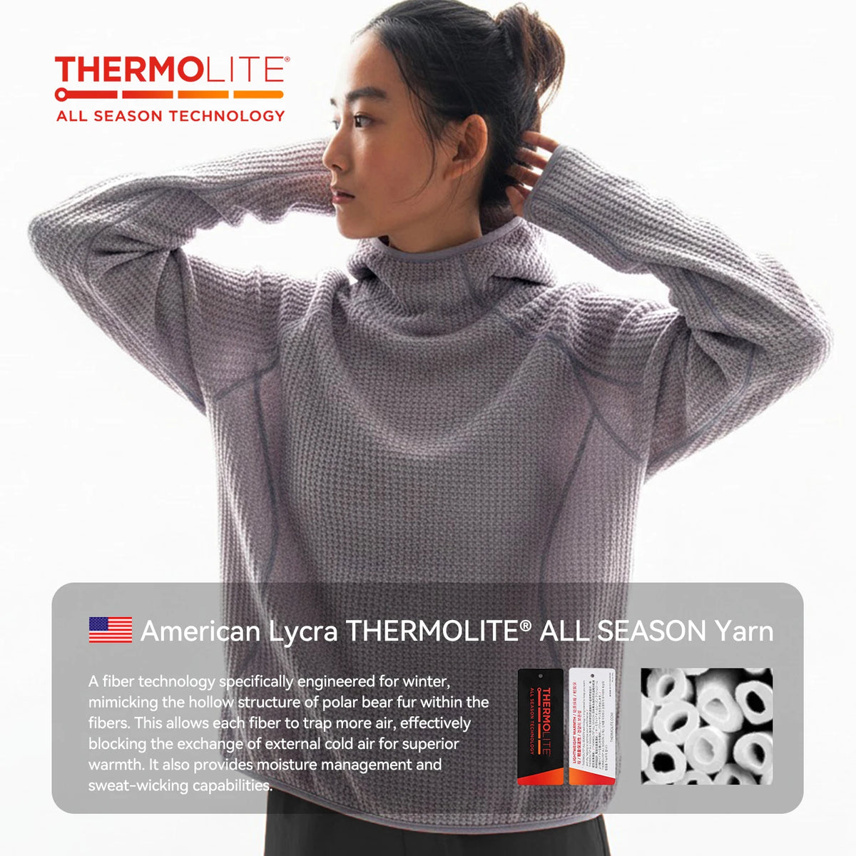 Thermolite® Hooded Sweatshirt: 2025 Winter Lightweight & Warm Hoodie Unisex Solid Color Thickened Hoodie for Autumn and Winter - Matrix Studios
