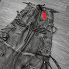 Vintage Heavy Jeans Y2K Clothes Men Women Harajuku Hip Hop Multi Pocket Washed Distressed Baggy Jeans Oversized Wide Leg Trouser - Matrix Studios