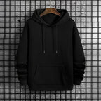 2025 Fall/winter New Arrival Men's Hoodie High Quality Solid Color Hooded Sweatshirt Male Home Outdoor Casual Fashion Pullover - Matrix Studios
