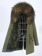 OFTBUY Winter Jacket Women Long Parka Real Fox Fur Coat Natural Raccoon Fur Collar Hood Thick Warm Streetwear Parkas New - Matrix Studios