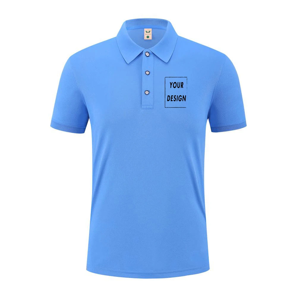 2025 Summer Causal Polo Shirt Custom Logo Printed Text Picture Brand Embroidery Personal Design Breathable Men And WomenTops - Matrix-studios.com