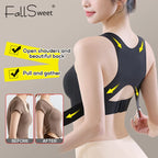FallSweet Wireless Posture Correction Bra for Women Seamless Push Up Bralette with Cross Back Support for Daily Shaping Lingerie - Matrix Studios