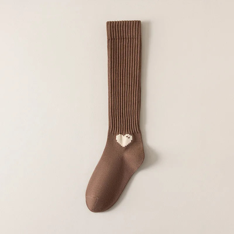 6/5/4/3/2/1Women's Warm Solid Color Floor Socks Non Slip Plush Knitted Coral Fleece Socks No Show Socks - Matrix Studios