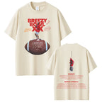 Rapper Chris Brown Breezy Bowl XX Tour 2025 T-shirt Men Women Hip Hop Fashion Pop Music  T Shirts Casual Cotton Vintage T-shirts