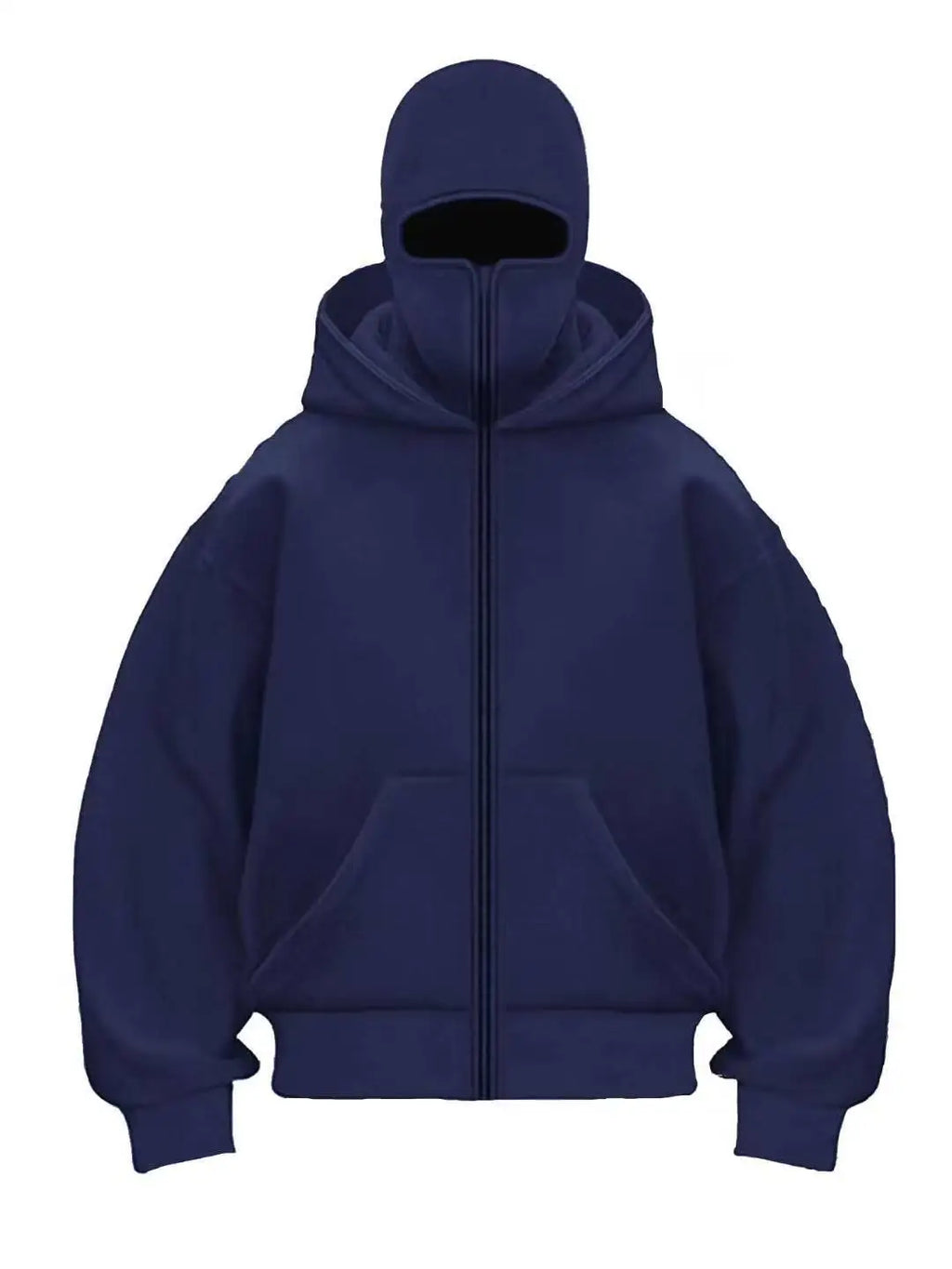 2025 Autumn Men Balaclava Y2K Gothic Harajuku Winter New Item Double Hooded Sweatshirt Men's Hooded Mask Zipper Sportswear Women - Matrix Studios