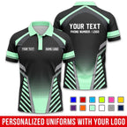 Fashion Men Women Stripe Graphic Polo Shirt For Men Custom Name Logo Text 3D Printed Polo Shirts Trend Button Up Sports Tops Tee - Matrix-studios.com