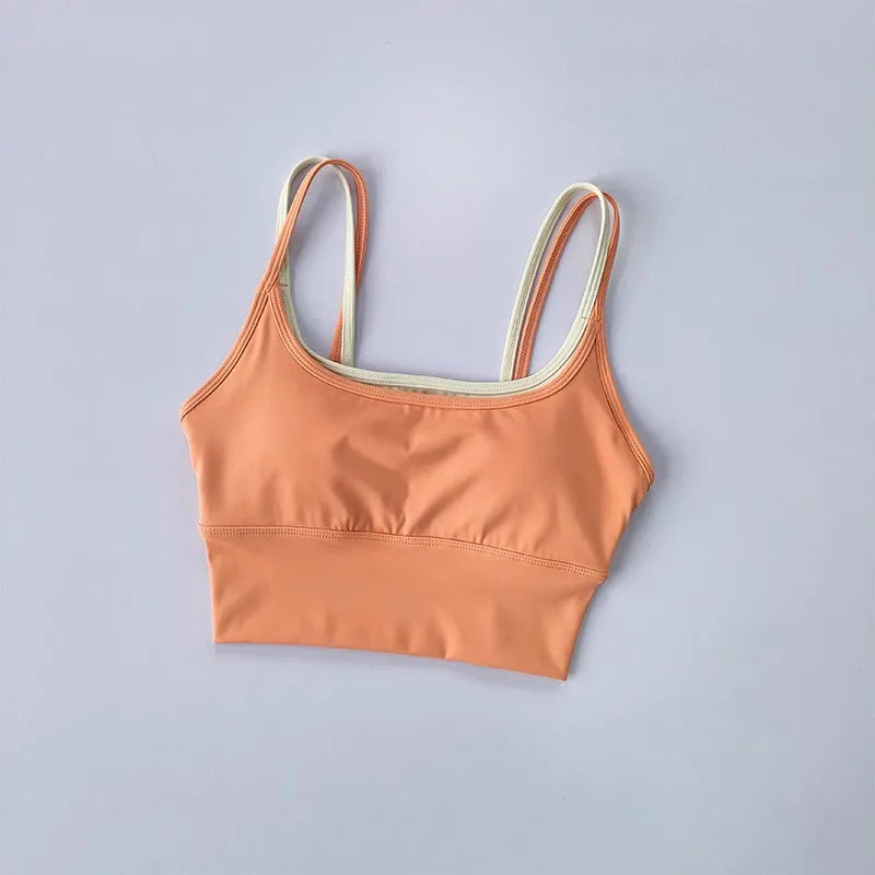 Sports Bra for Women Gym Vest Yoga Beauty Black Tube Top Running Sports Bra Fitness Yoga Crop Top Underwear Sexy Sport Bra Top - Matrix Studios