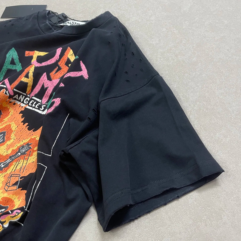 Washed Black Satoshi Nakamoto Oversized No Savior Hole T Shirt Men Women High Quality Tee Tops T-Shirt - Matrix-studios.com