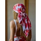 Sexy Print Cover Up Swimwear Women Dress Summer Tunic Bikini Bath Sarong Wrap Skirt Swimsuit Elegant Lady Beachwear - Matrix Studios