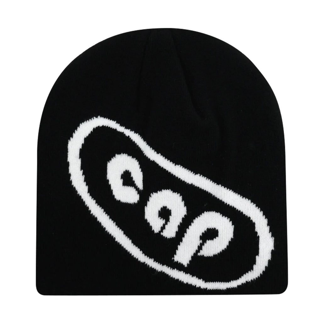 Y2K Letter Butter Knit Hats Skullies Beanies Autumn Winter Warm Hat Men Women Hip Hop Quality Skiing Cap Cycling Windproof New