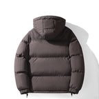 New Winter Men's Hooded Collar Down Coats Outerwear High Quality Overcoat Fashion Windproof Parkas Male Casual Warm Down Jackets - Matrix Studios