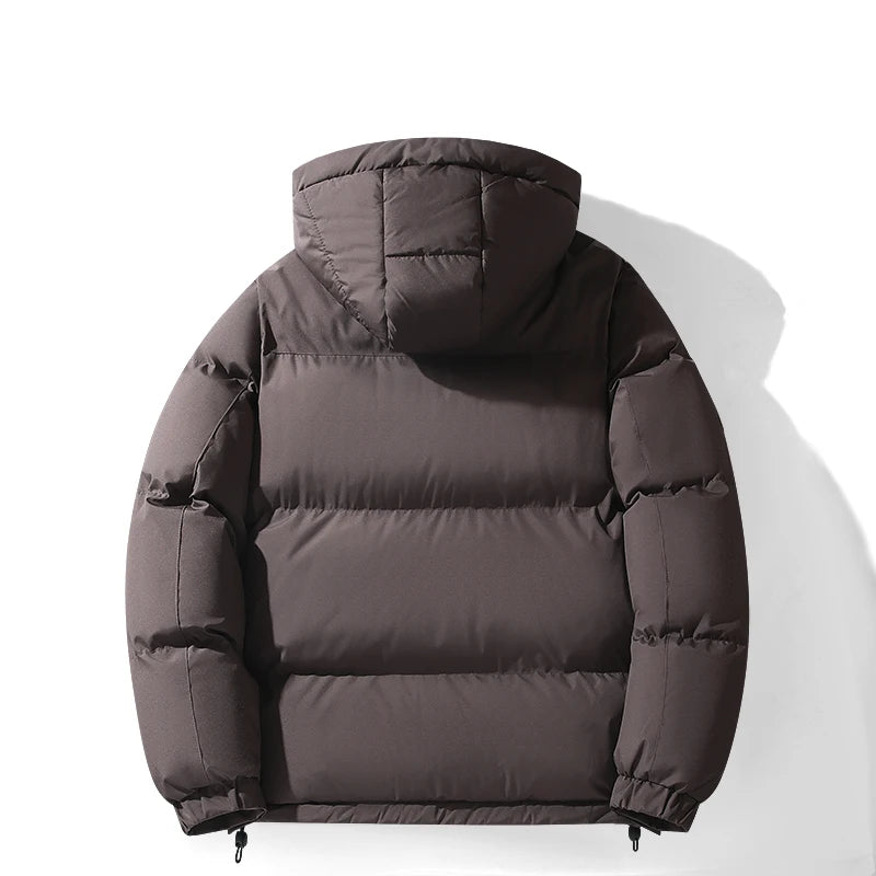 New Winter Men's Hooded Collar Down Coats Outerwear High Quality Overcoat Fashion Windproof Parkas Male Casual Warm Down Jackets - Matrix Studios