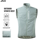 JNLN Men's Women's Fishing Vest Summer Mountaineering Camping Hiking Running Vests Waterproof Self-Storage Sleeveless Jacket - Matrix Studios