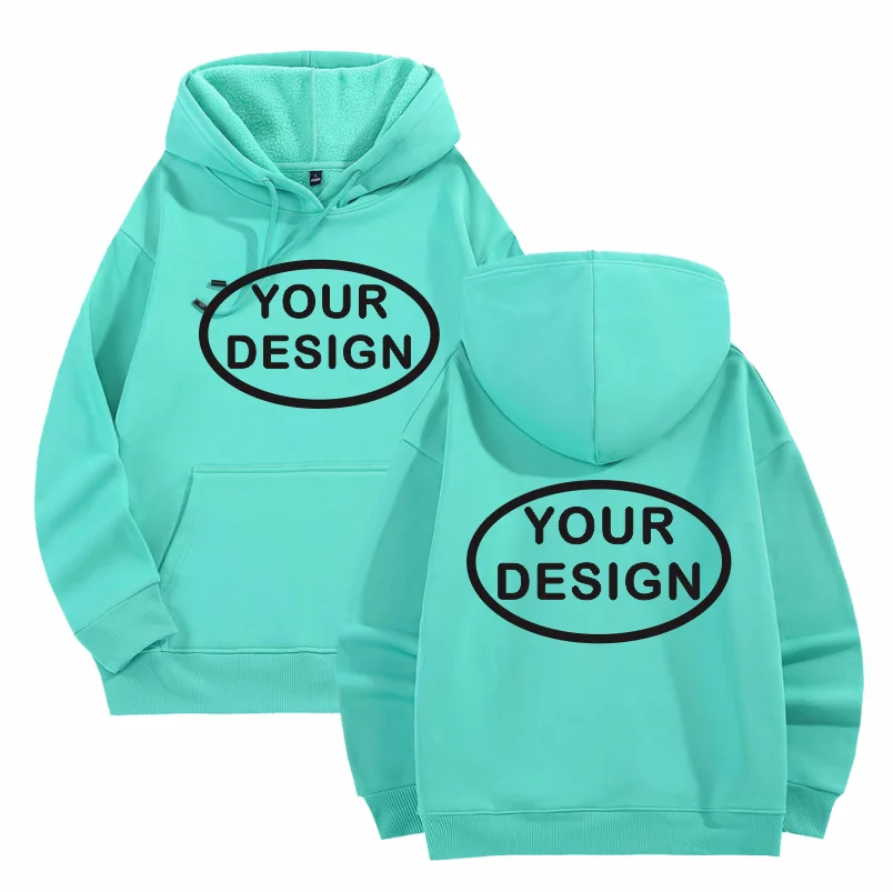 Customized Printed Men's And Women's Hoodies Loose Casual Fashion Long Sleeved Pullovers Embroidered LOGO Street Sports Shirts - Matrix Studios