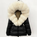 OFTBUY Winter Clothing Puffer Jacket Women Real Fox Fur Hooded Thick Warm 90% White Duck Down Coat Female Parkas Waterproof - Matrix Studios