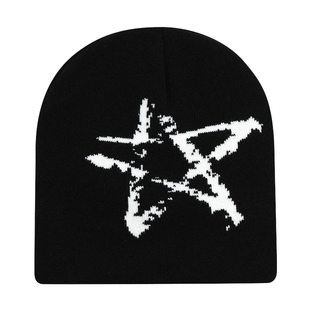 New Autumu Winter Keep Warm Knit Hat Women Men Skiing Beanies Outdoor Cold Hat Cycling Skullcap Fashion Letter Y2K Hiphop Beanie