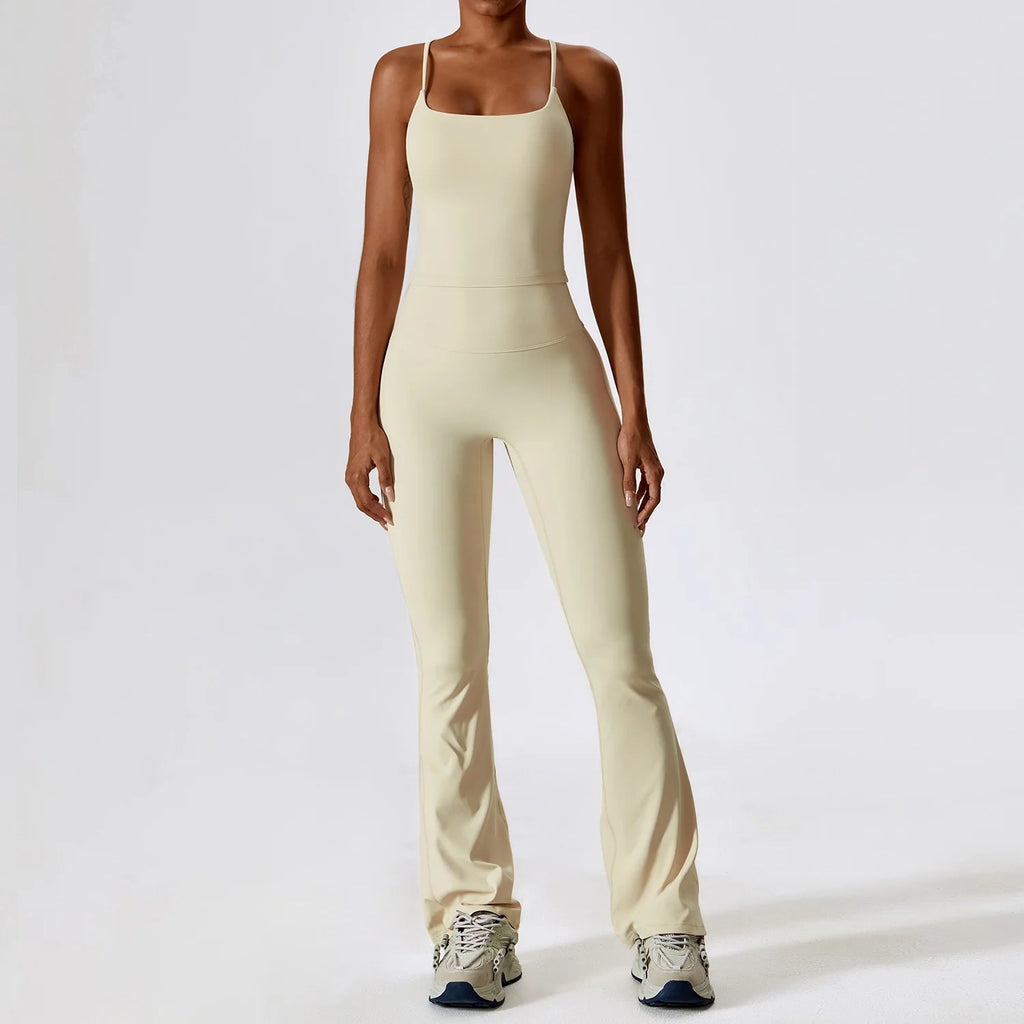 Yoga Set 2PCS Seamless Women Sportswear Workout Clothes Athletic Wear Gym Legging Fitness Bra Crop Top Long Sleeve Sports Suits - Matrix-studios.com