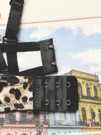 Hot Selling High-quality Sexy Women's Seamless And Steel Ring Two-piece Leopard Print Underwear Women's Lace Underwear Set B2046 - Matrix-studios.com