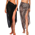 Summer Sexy Beach Skirts Women Beach Wear Chiffon Beach Wrap Skirt Towel Long Sarong Cover Up Sexy Bikini Scarf - Matrix Studios
