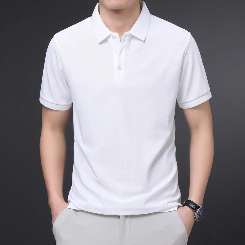 High Quality Breathable Men Women Polo Shirts Casual Solid Color Short Sleeve - Matrix-studios.com