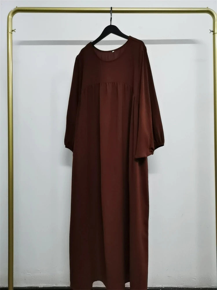 Eid Plain Modest Khimar Abaya Dubai 2024 Muslim Islam Arabic Palestine Abayas For Women Kaftan Dress Caftan Robe Femme Musulmane - Matrix-studios.com