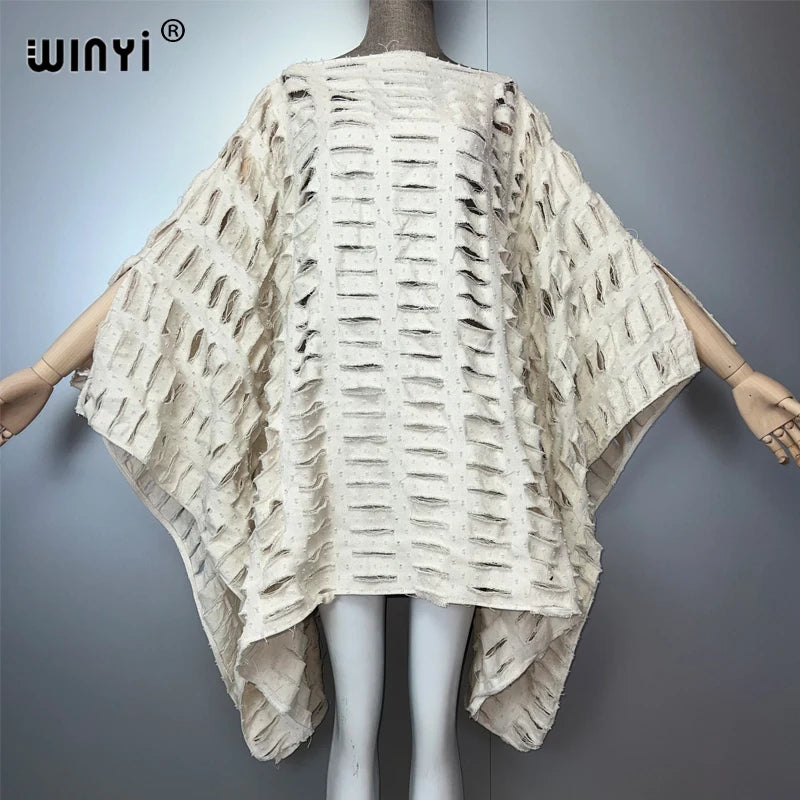 WINYI Original Denim Sexy Short Dress with Holes New Fashion Africa Womens Party Holiday Casual Maxi Beach Dress - Matrix Studios