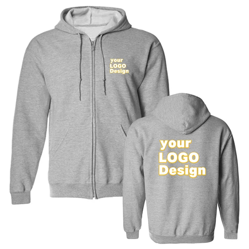 Custom Hoodies DIY Text Logo Image Print High Quality Hoodie Customized Sport Casual Sweatshirt Personalized Christmas Gift - Matrix Studios