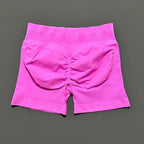 HISTELLO Gym Shorts 4.5" Women Fitness Sports Biker Shorts Low Waist Running Pants Workout Scrunch Butt Yoga Seamless Leggings - Matrix-studios.com