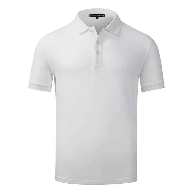 100% Cotton Lapel Polo Custom Logo Business Men And Women Short Sleeve Polo Embroidery Company Brand Quality Tops Print Design - Matrix-studios.com
