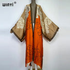 Europe WINYI new tunic bikini sweet lady pink boho Cardigan stitch Cocktail sexcy Boho Maxi Holiday Batwing Sleeve KIMONO mujer - Matrix Studios