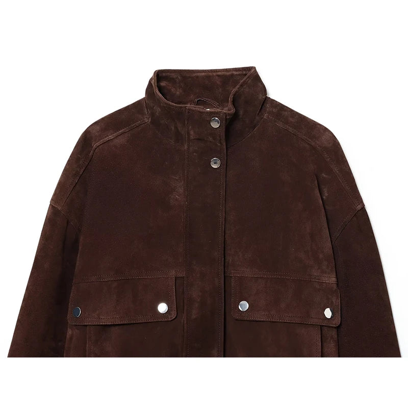 Women's Autumn Jackets 2025 New Fashion Big Pocket Elegant Women's Slim Warm Jackets Autumn Street Chic Young Student Coats - Matrix-studios.com