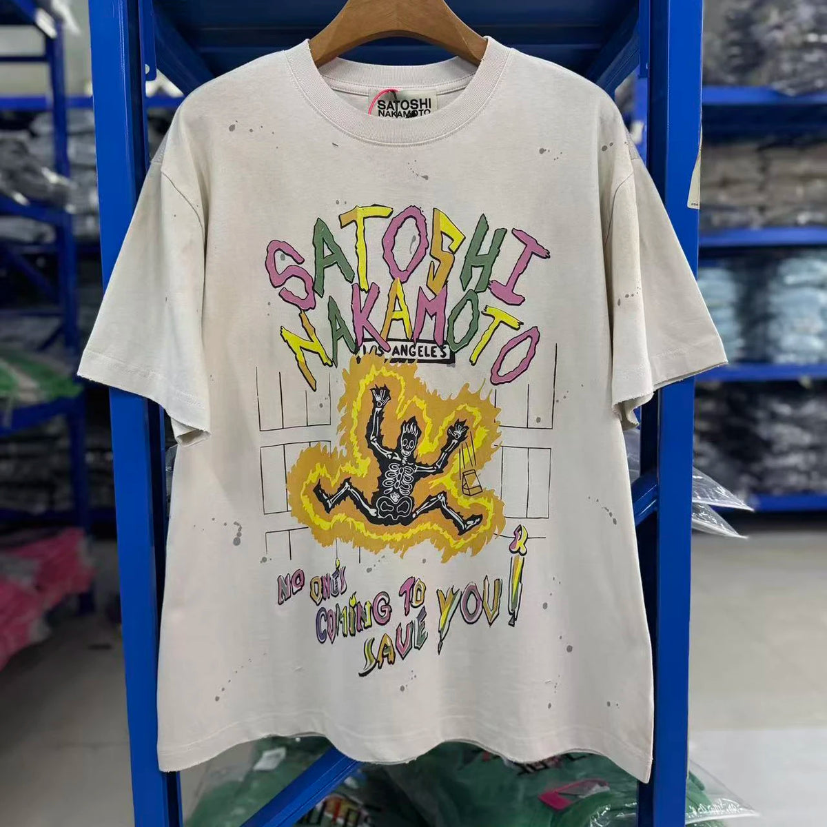 Vintage Satoshi Nakamoto T-shirt Washed High Quality Cotton Large Size Short Sleeve Men Women Summer Casual Hip-hop Couple's Top - Matrix-studios.com