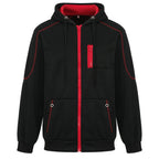 Men's Long Sleeve Zip Up Hoodie Casual Athletic Sweatshirt Hooded Jacket with Pockets Spring Fall Warm Fleece Lined Coat Outwear - Matrix Studios