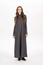 AS AW25 pinstripe collection slip dress + knit mockneck top + embroidery cableknit + stripe pleat skirt - Matrix-studios.com