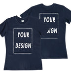 UE Size Custom Team T-shirt for Women, Add Your Own Design in Front and Back, Print and Text, High-quality T-shirt for Men - Matrix-studios.com