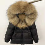 OFTBUY Winter Clothing Puffer Jacket Women Real Fox Fur Hooded Thick Warm 90% White Duck Down Coat Female Parkas Waterproof - Matrix Studios