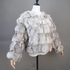 2026 New Style Real Fur Coat 100% Natural Fur Jacket Female Winter Warm Leather Fox Fur Coat High Quality Fur Vest - Matrix Studios