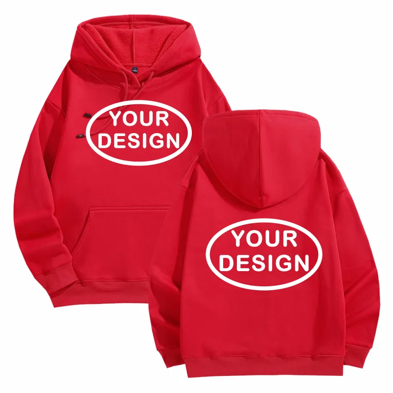 Customized Printed Men's And Women's Hoodies Loose Casual Fashion Long Sleeved Pullovers Embroidered LOGO Street Sports Shirts - Matrix Studios