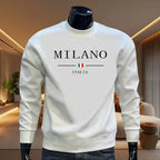 Italy Fashion Printed Hoodies for Men High Grade Daily Casual Long Sleeved Pullover Male Home Outdoor Comfortable Soft Sweater - Matrix Studios