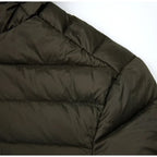 Down Jacket Men's 2024 New 90% White Duck Down Super Light Down Jacket Men's Lightweight Thermal Coat Hooded Feather Coat - Matrix Studios