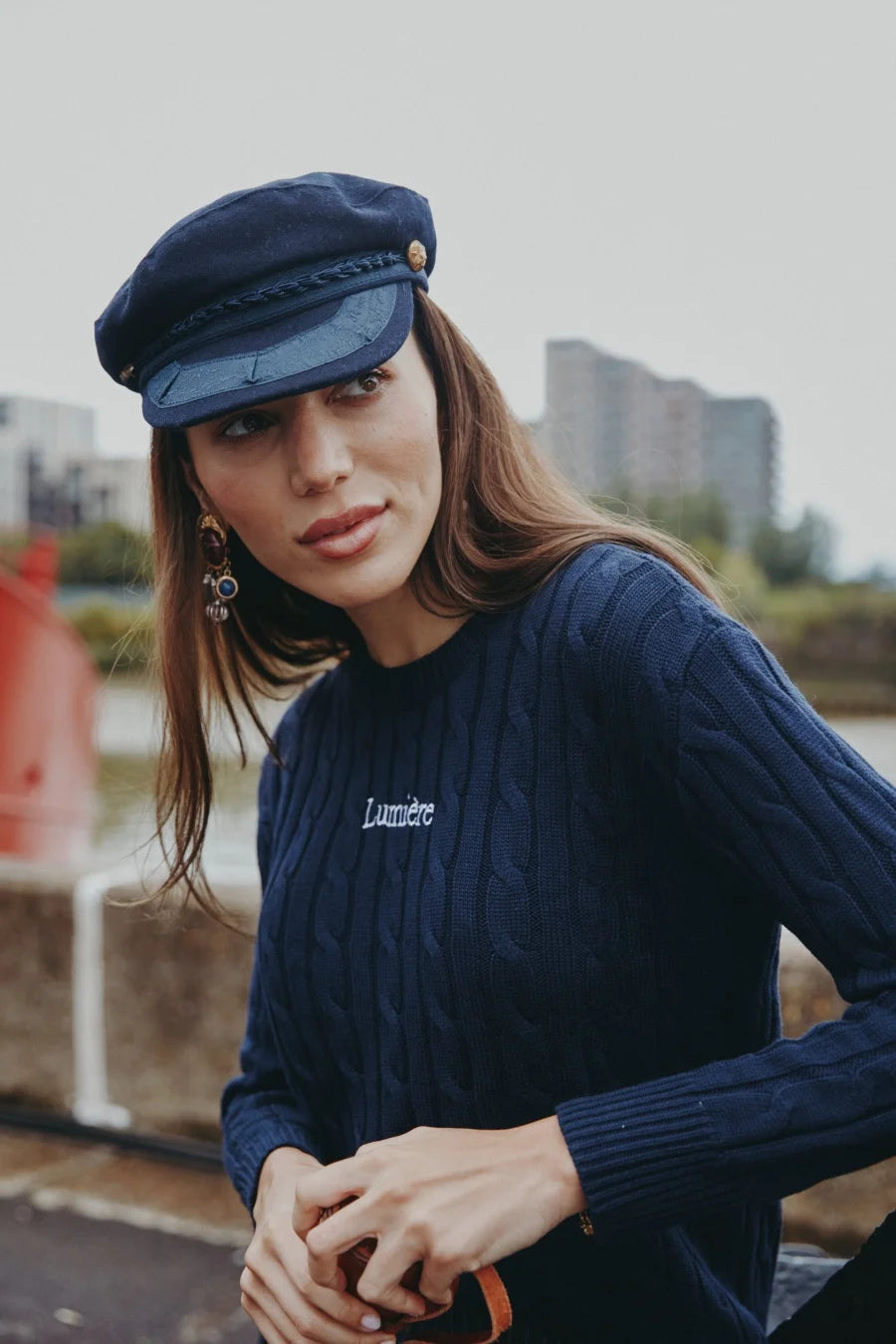 AS AW25 pinstripe collection slip dress + knit mockneck top + embroidery cableknit + stripe pleat skirt - Matrix-studios.com