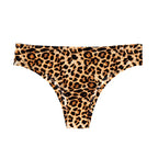 WarmSteps 3Pcs/Set Sexy Leopard Thongs Women's Panties Thongs 2024 New Female Underwear Seamless Printed Panties Ice Silk Briefs - Matrix Studios