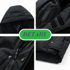 Winter Men's Warm Padded Jackets Fashion Men Mid-Long Cotton Down Parkas Men Thermal Windbreaker Hooded Coats Plus Size 7XL 8XL - Matrix Studios