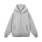 Men's and women's full zip hooded jackets zip hoodies casual cardigans streetwear hip-hop PVDY2K clothing spring fashion - Matrix Studios