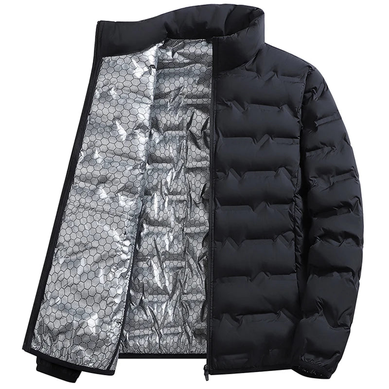 Men's Parka Men's Jacket Winter New down Jacket Solid Color Warm Jackets Men Business Leisure Coat Teenager Coats 96188 - Matrix Studios