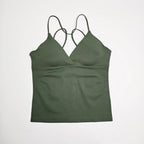NCLAGEN Vision Twist Front Longline Top Women's Seamless Thin Straps Yoga Gym Workout Vest Running Tank Tops Fitness Clothing - Matrix-studios.com