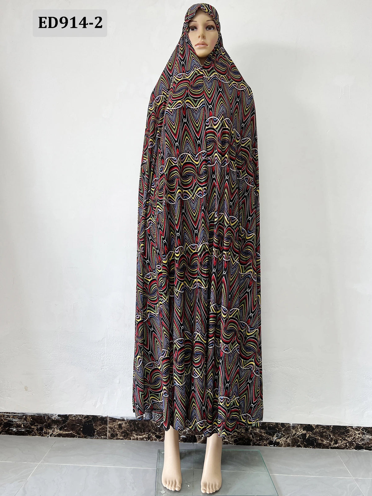 6XL  Muslim Womens Hooded Abaya African Sleeveless Prayer Garment Kaftan Dress With Hijab Floral Dubai Saudi Robe Ramadan - Matrix-studios.com
