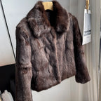 Natural Rabbit Fur Coat Women Autumn Winter Jacket Real Leather and Fur Women's Clothing Female Outerwears 2025 Real Fur Lady - Matrix Studios